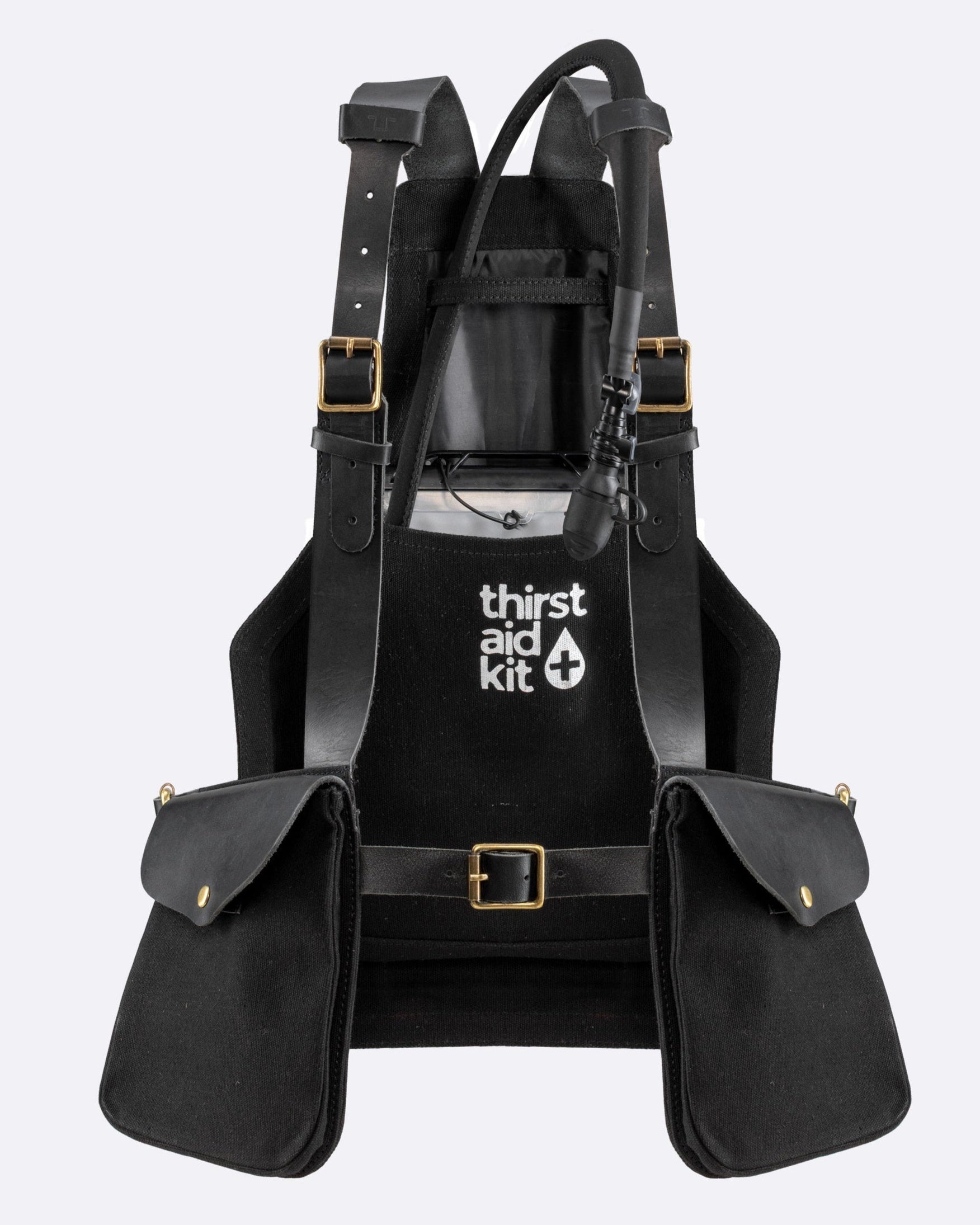 TripMachine Leather Thirst-Aid Kit hydration bag